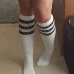 Worn knee high socks